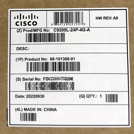 C9200L-24P-4G-A-1 C9200L-24P-4G-A-1